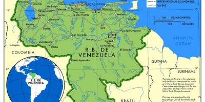 नक्शे के मानचित्र डे वेनेजुएला